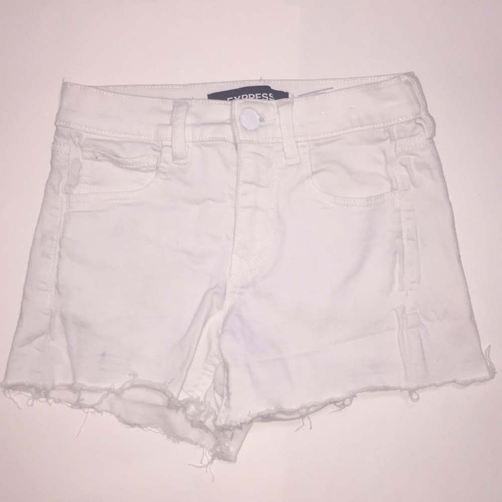 Express White Jean Shorts 00